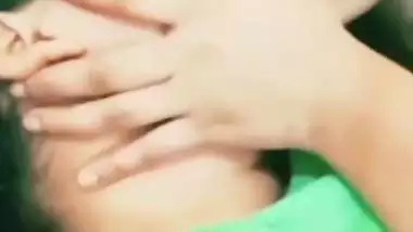TikTok besties kissing and boobs showing romance
