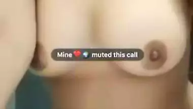 Nude WhatsApp video call of chubby desi girlfriend