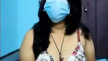 Telugu aunty private cam nude show in Telegram app