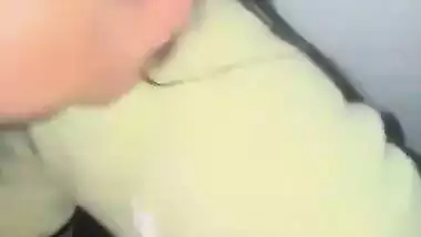 Desi girl enjoys bathroom sex by sucking a big dick