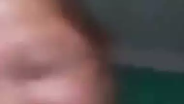 Chubby milf exposes her naked body during video call sex