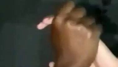 A village lady’s Tamil blowjob makes her man cum