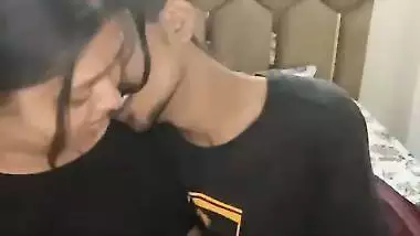 Newly married chubby wife naked cam sex with husband