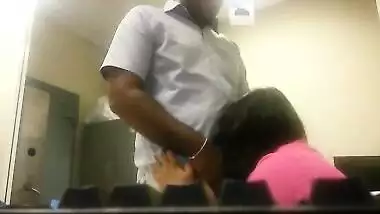 Call center office blowjob sex MMS video