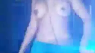 Naked Dance Of DJ Girl During Rave Party