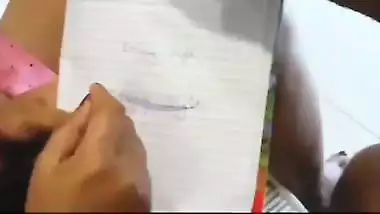 South Indian tutor fucks lusty student in the doggy style