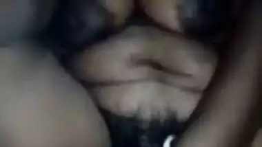 Big-tittied Bengali Boudi with chubby body fingers Desi XXX slit