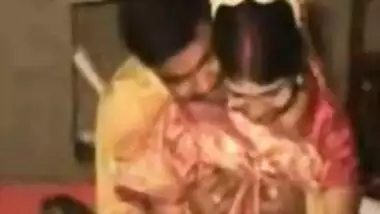 Real sex with wife taken by his friend at marriage night 