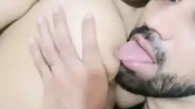 Young couple fucks on a live adult webcam for money