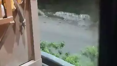 Roadside romance and sex caught by employee viral clip
