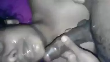 Hot desi cum facial porn video