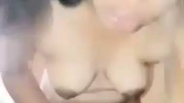 An 18-year-old girl tries a big dick in the Telugu sex video