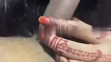 Mature aunt records her blowjob MMS sucking a young dick