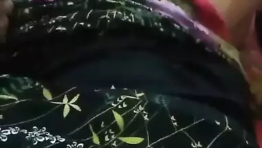 Desi couple hot blowjob and boob press