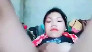 Nepali cute wife live on cam