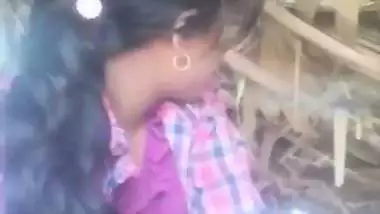 Man sucks boobs before fucking the milf in Nepali sex